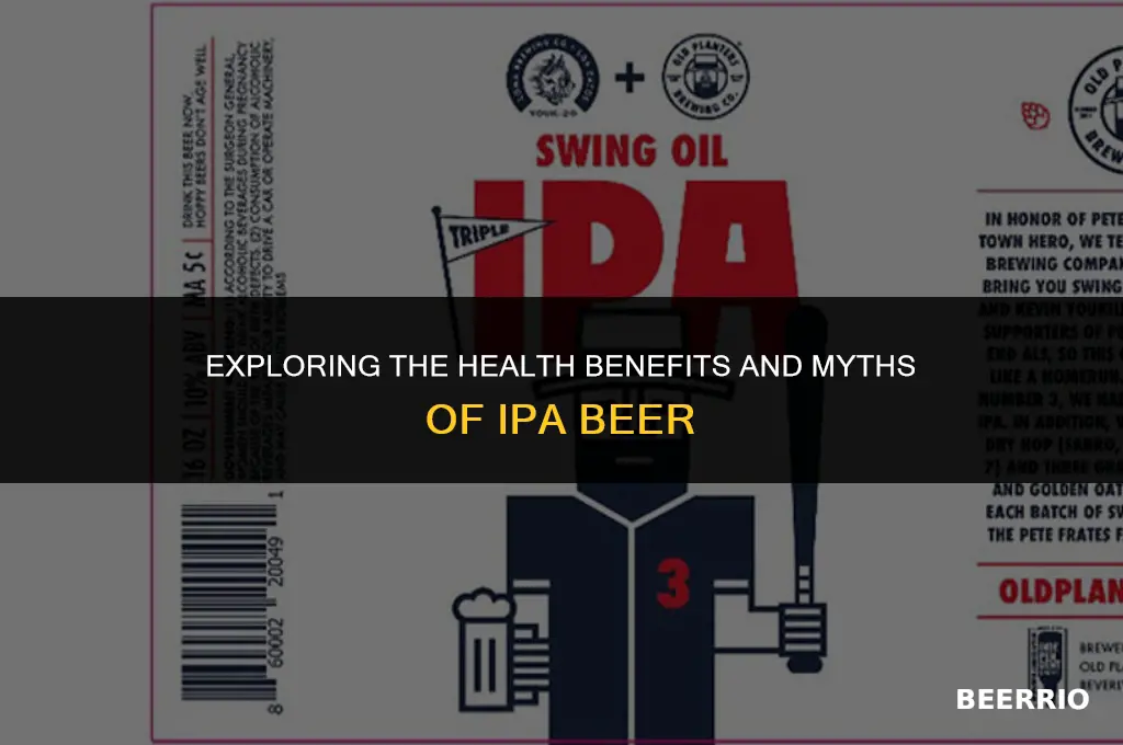 is ipa beer good for you