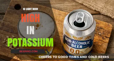 Exploring the Potassium Content in Light Beer: A Nutritional Insight
