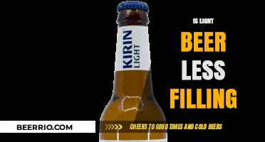 Exploring the Myth: Is Light Beer Really Less Filling?