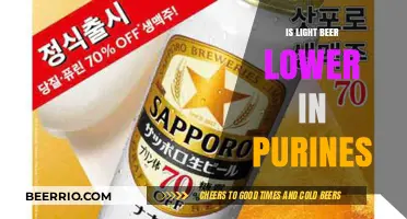 Exploring the Purine Content in Light Beer: A Healthier Choice?