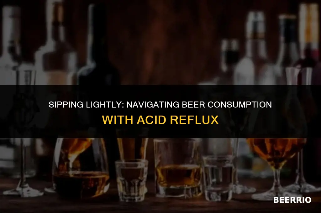is light beer ok for reflux