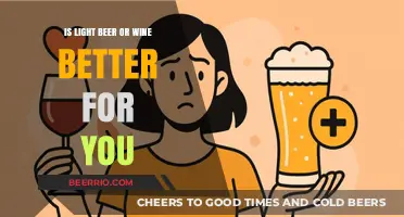 Exploring Health Benefits: Light Beer vs. Wine - Which is Better?