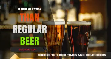 Exploring the Great Light Beer Debate: Is It Really Worse?