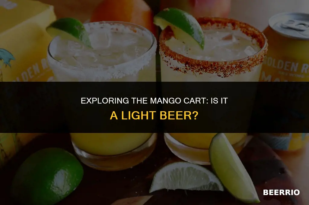 is mango cart a light beer