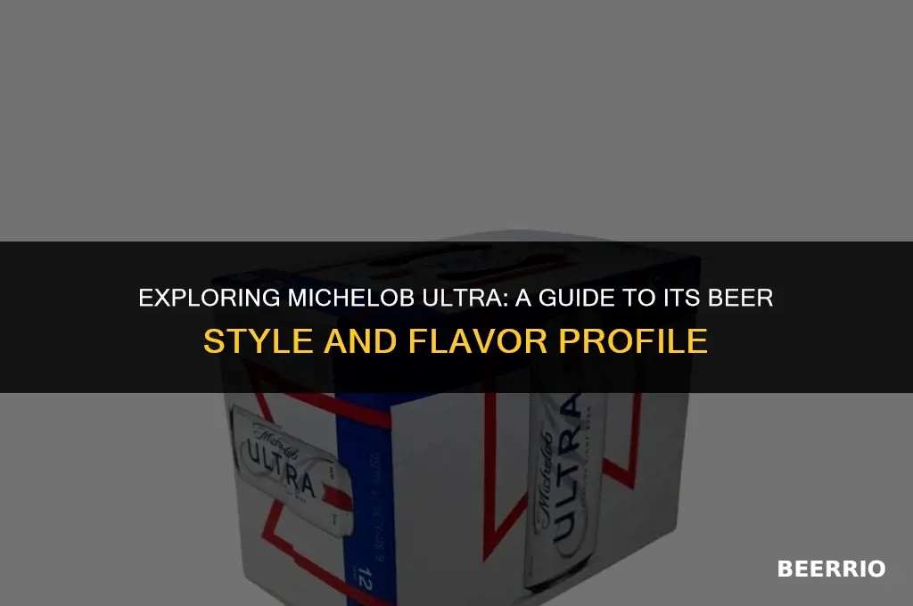 is michelob ultra a light or dark beer