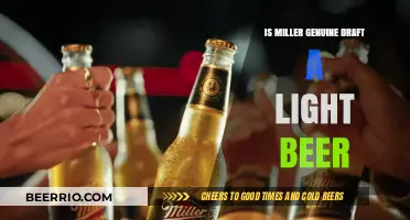 Exploring the Flavor Profile of Miller Genuine Draft Light Beer
