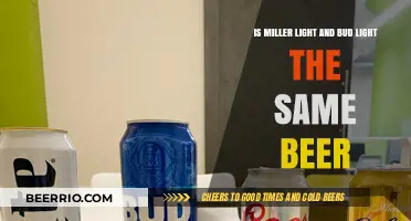 Unraveling the Mystery: Miller Light vs. Bud Light - Are They the Same?