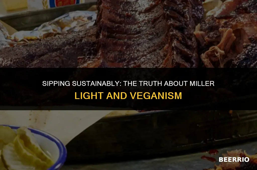 is miller light beer vegan