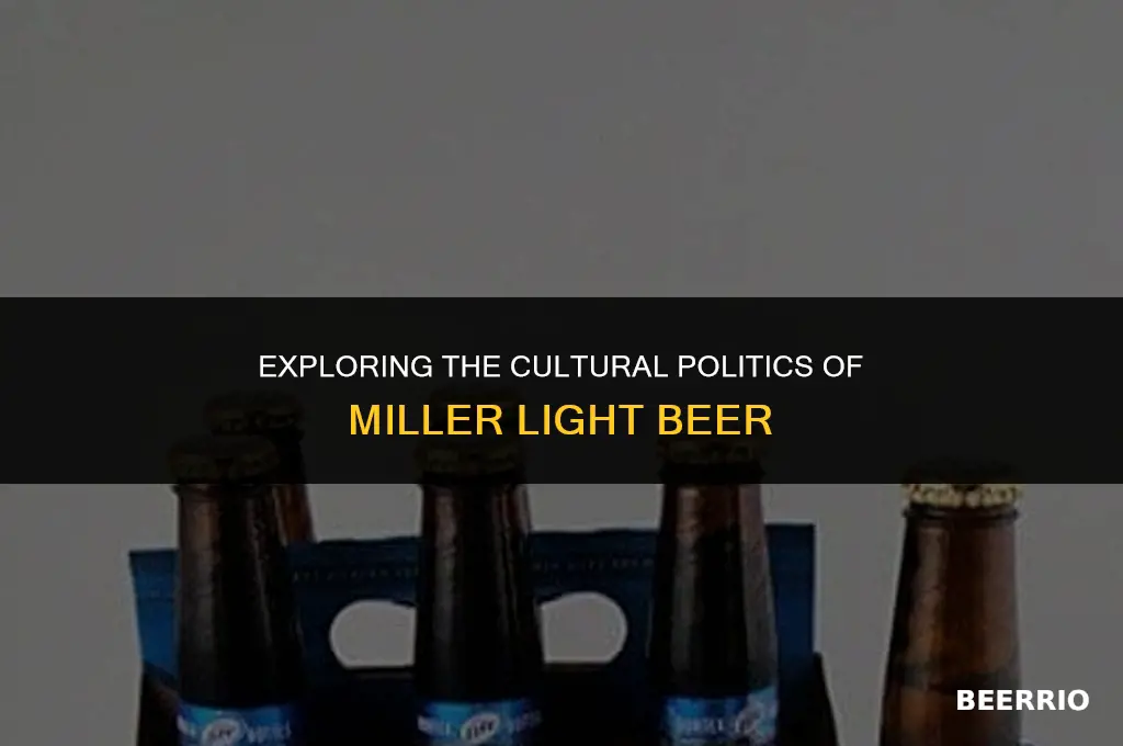 is miller light beer woke