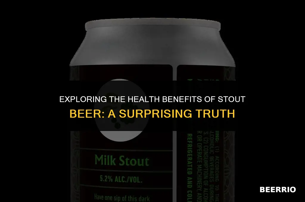 is stout beer healthy