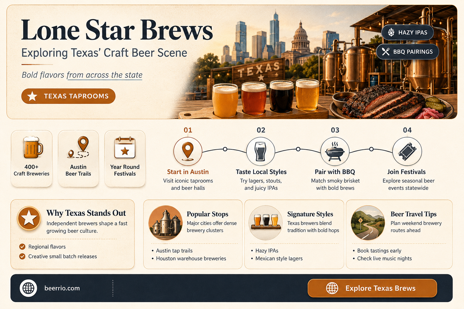 what beer is made in texas