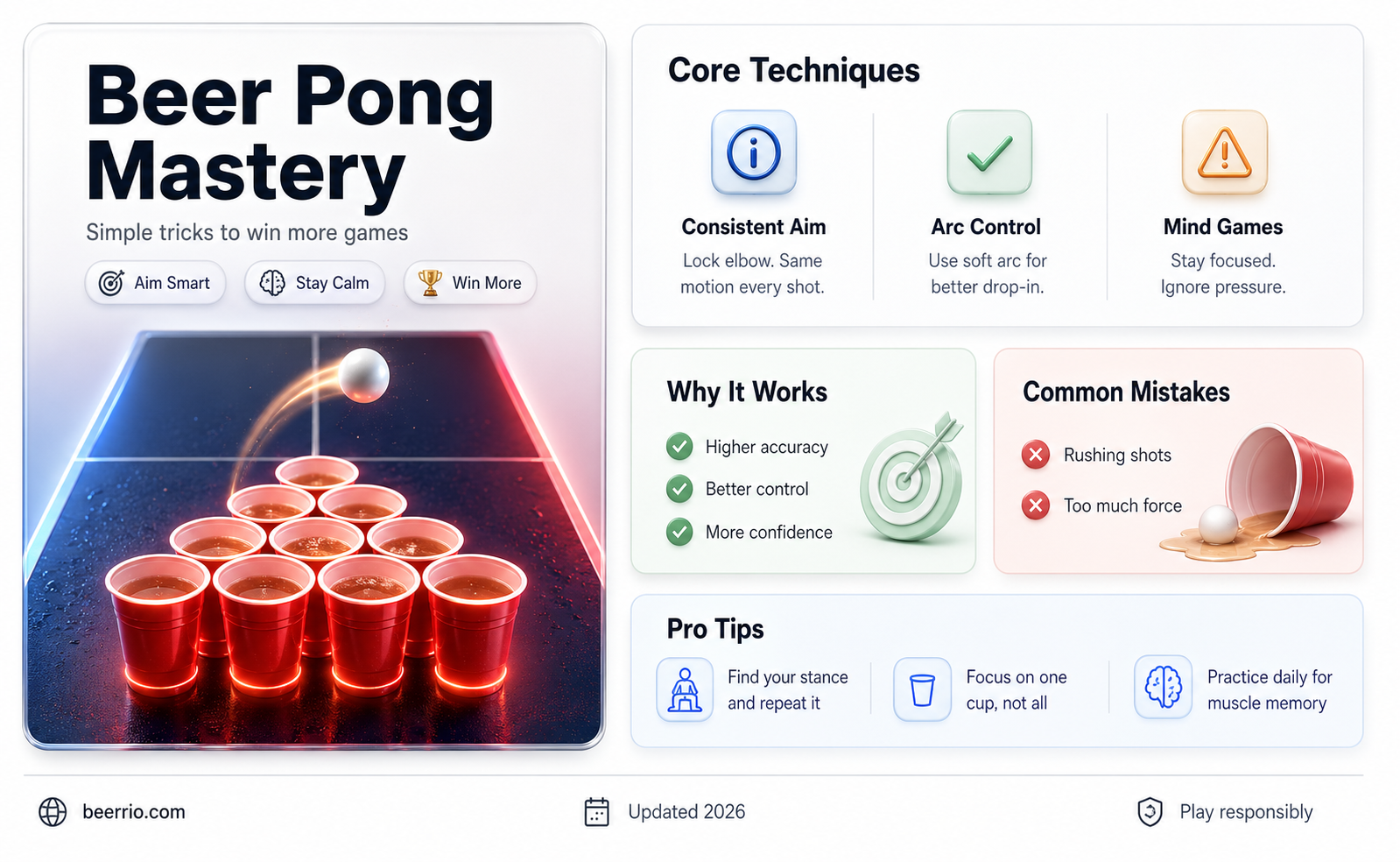 how to be good at beer pong