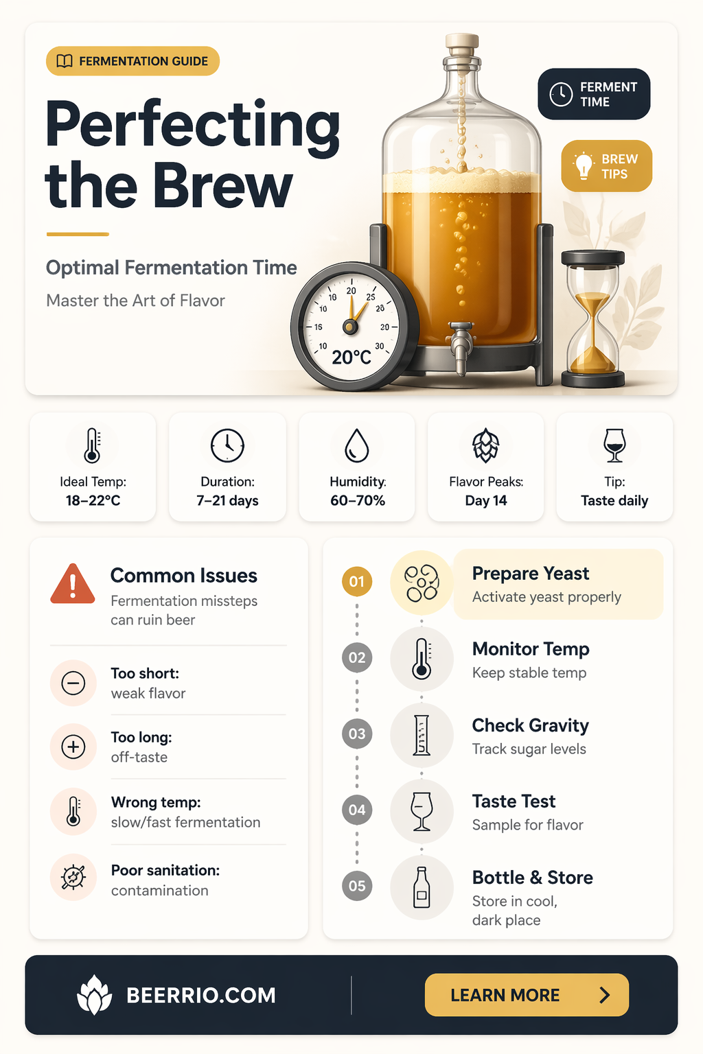 how long to leave beer in fermenter