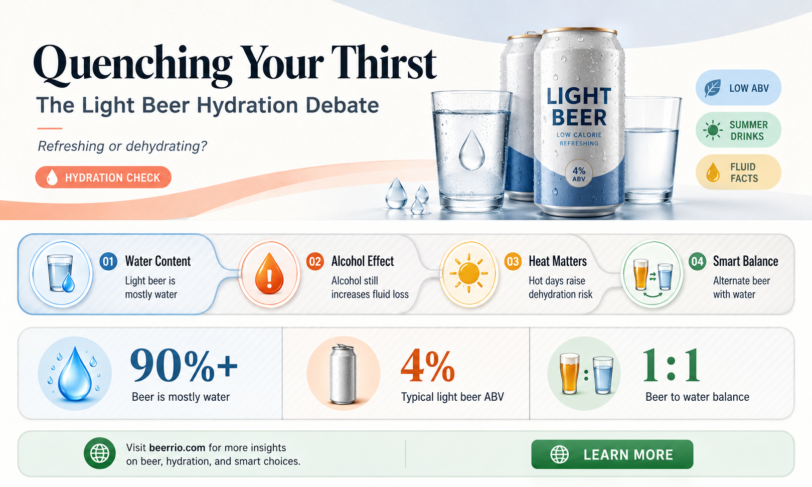 is light beer hydrating