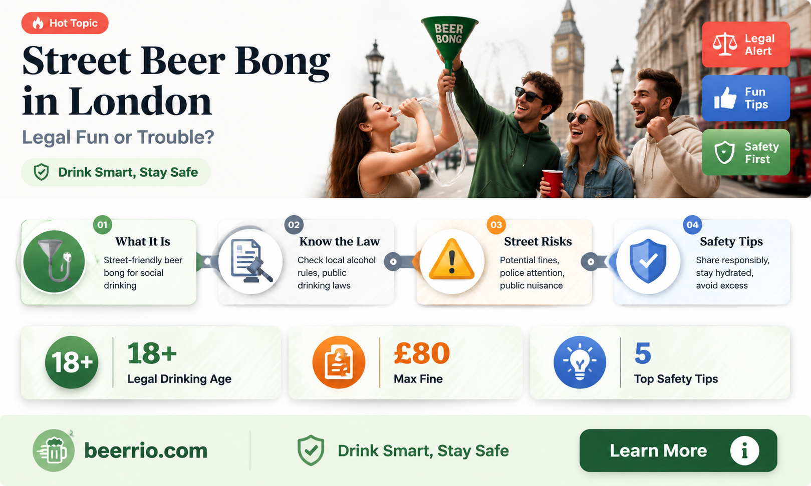 can i play beer bong in the street london