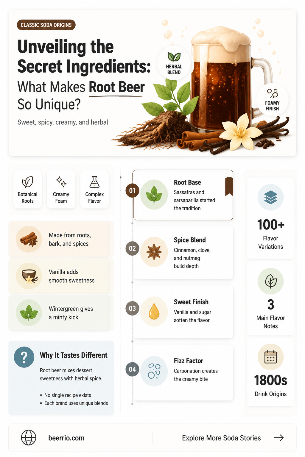 what root beer is made of