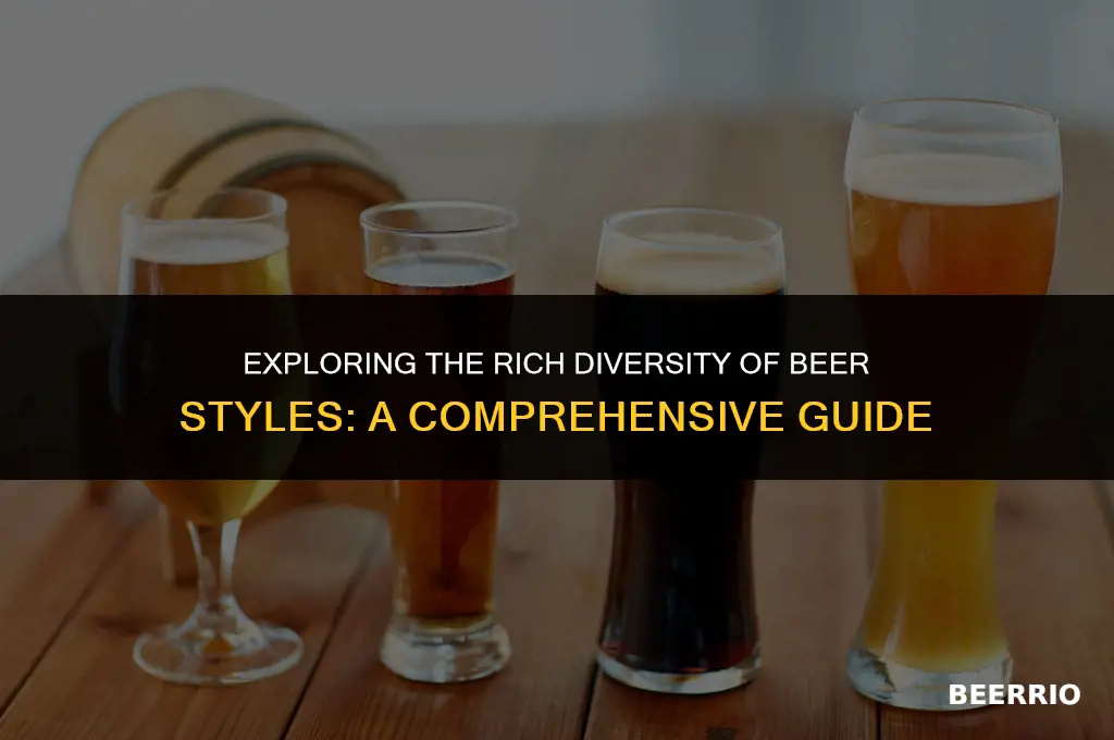 what are the different styles of beer