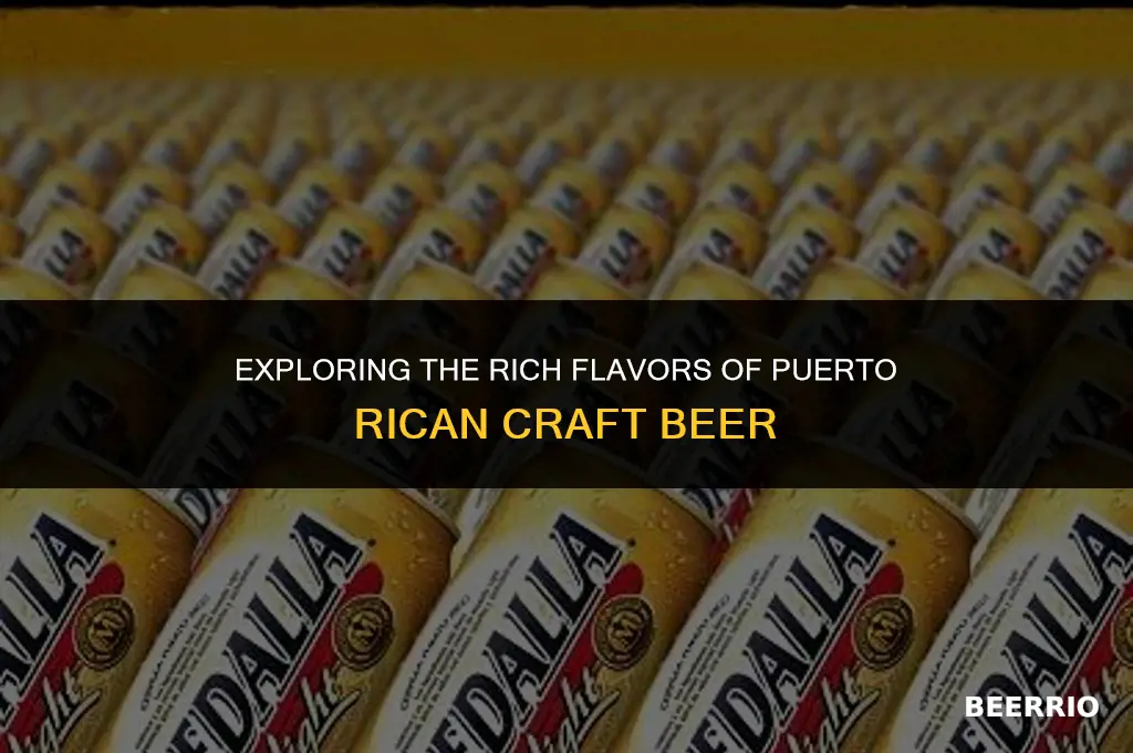 what beer is made in puerto rico