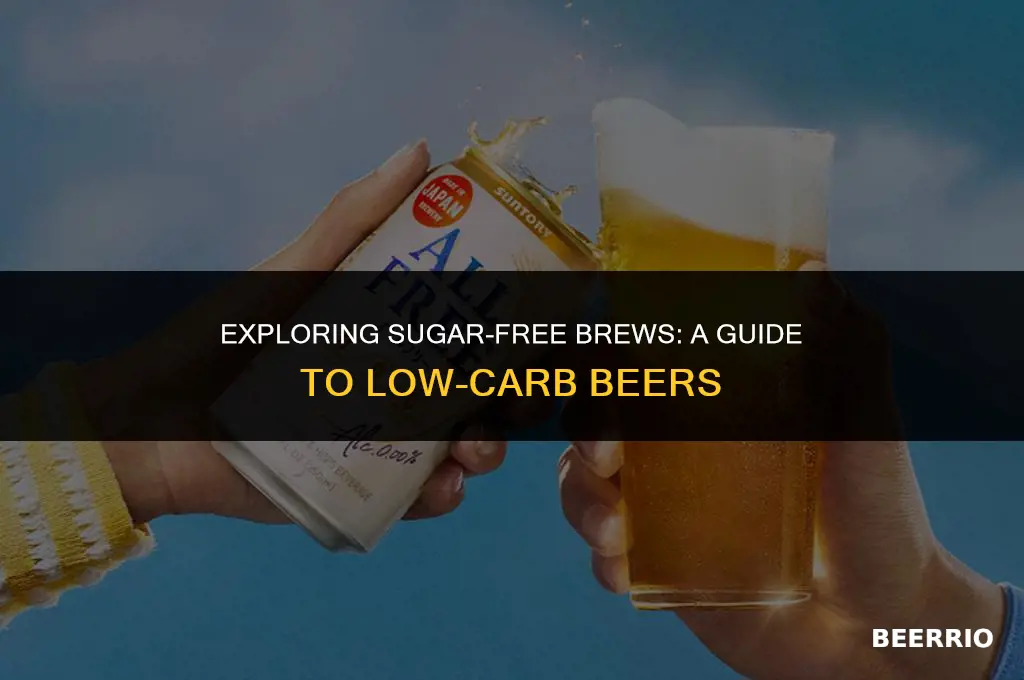 what beer is made without sugar