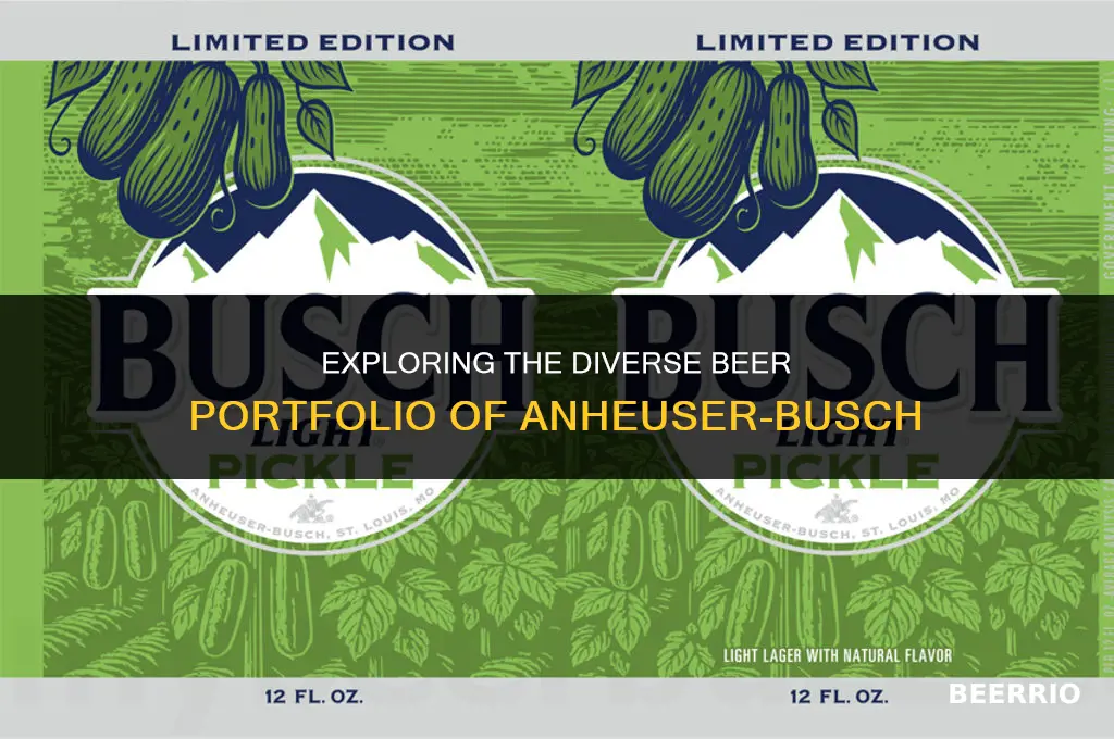 what beers are made by anheuser bush