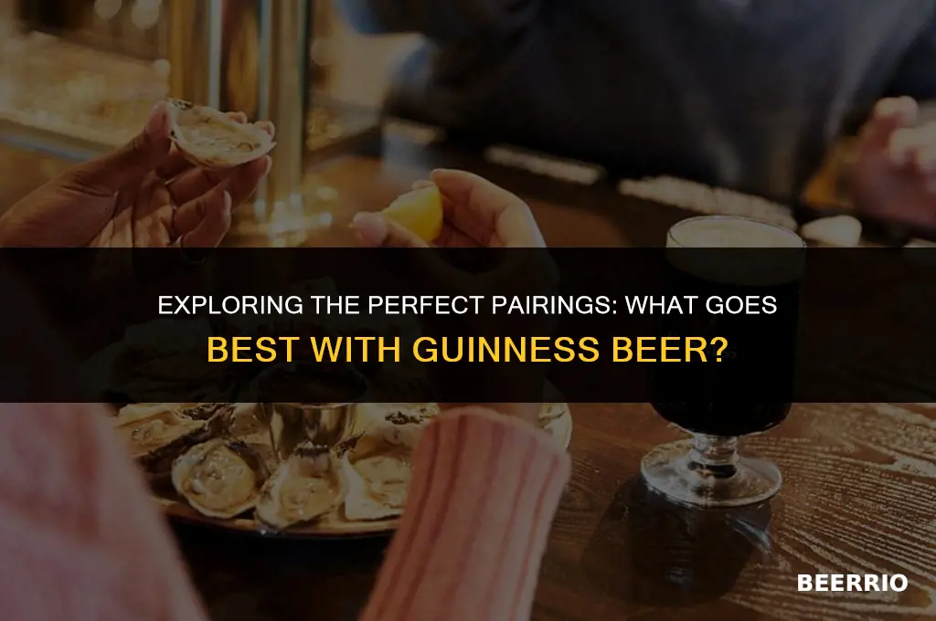 what goes with guinness beer