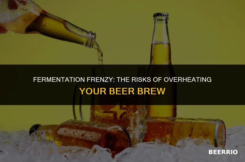 what happens if fermenting beer gets to warm