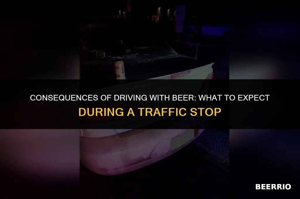 what happens if you get pulled over with beer