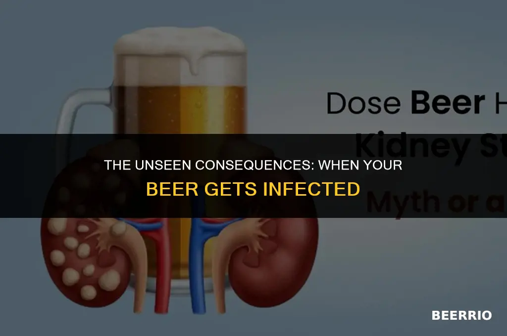 what happens when a beer get infected