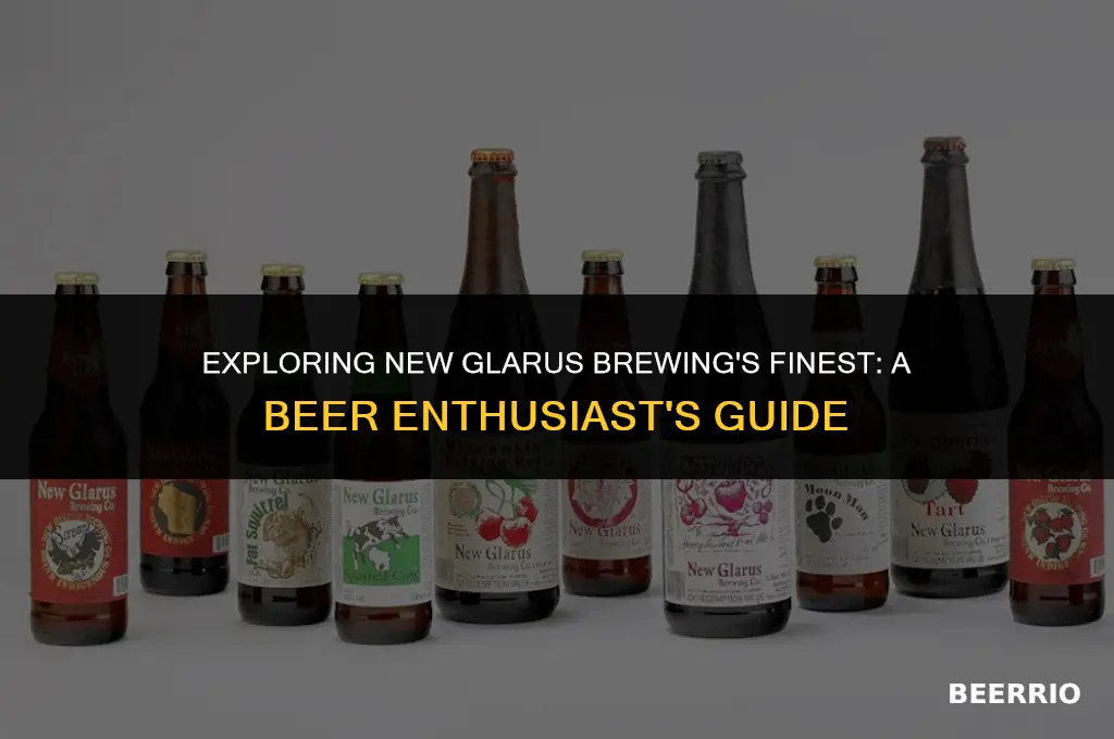 what is the best beer brewed by new glarus brewing