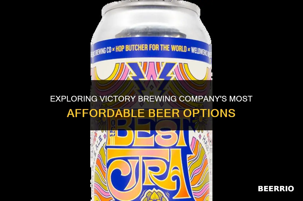 what is the cheapest victory brewing company beer