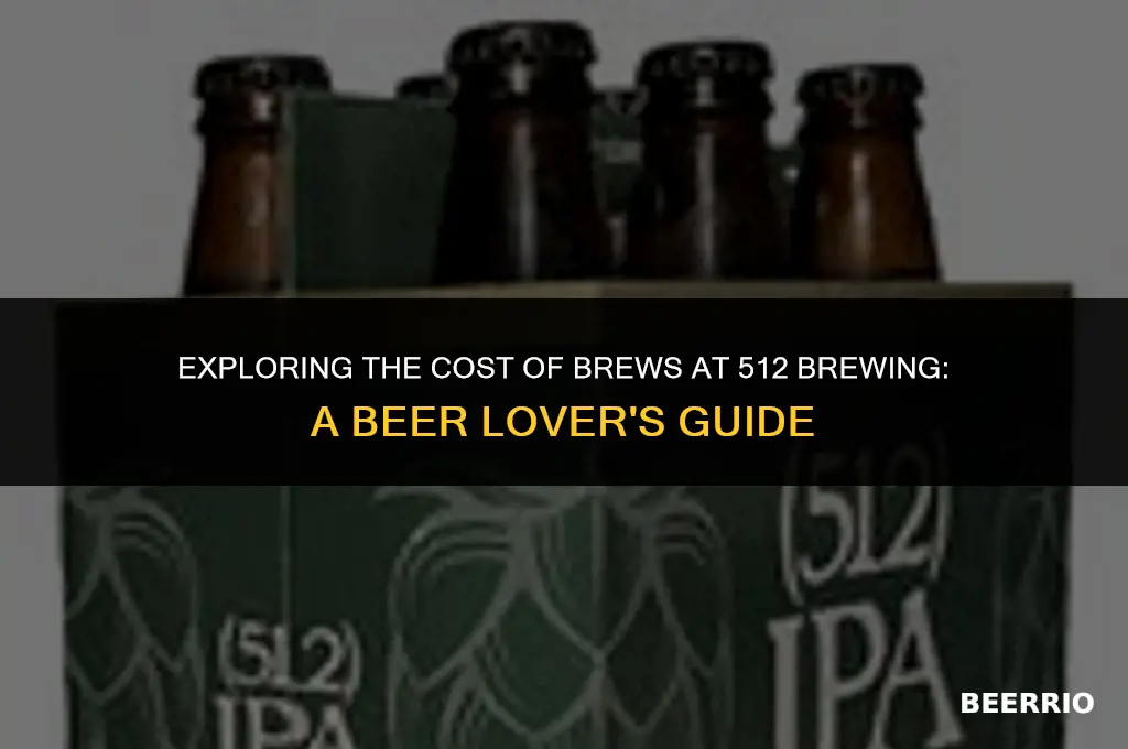 what is the price of beer at 512 brewing