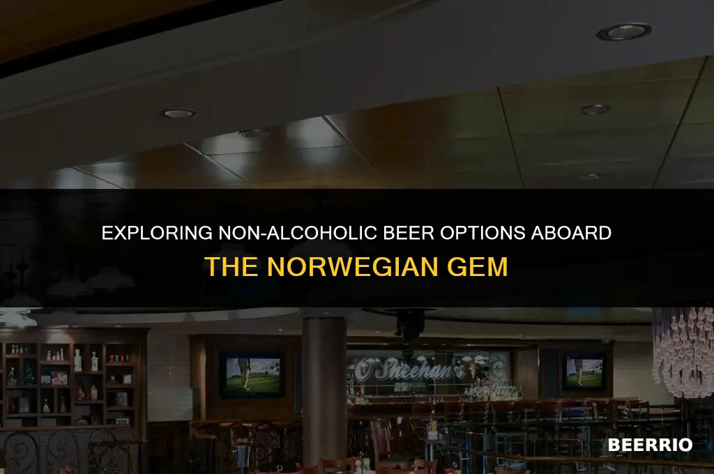 what non-alcoholic beer is on norwegian gem