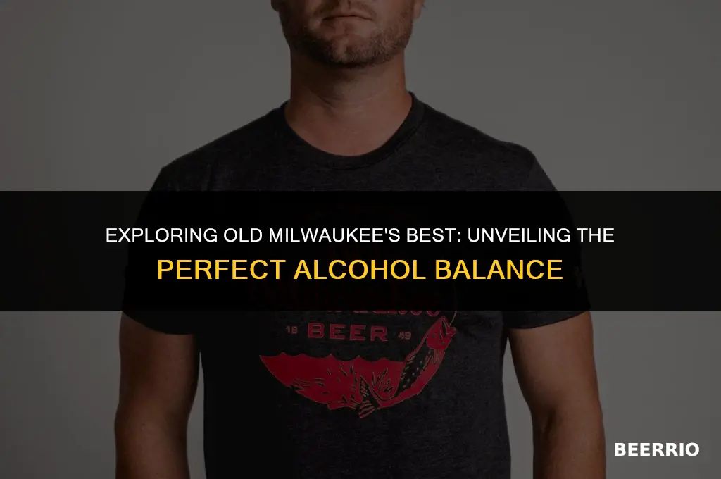 what percent alcohol in old milwaukee best beer