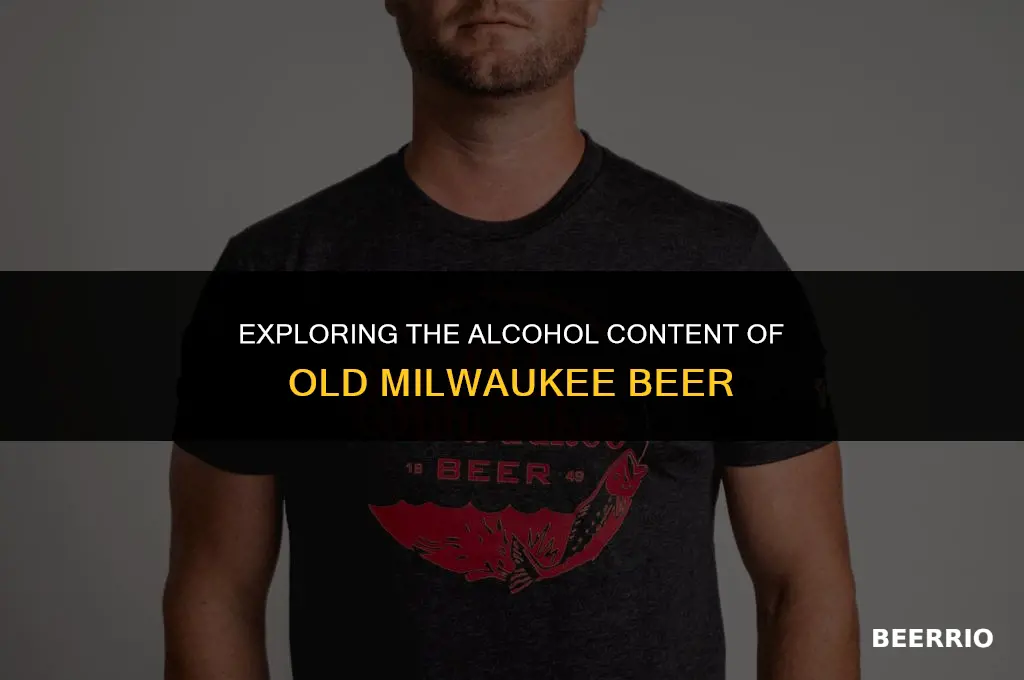 what percent alcohol inold milwaukee beer