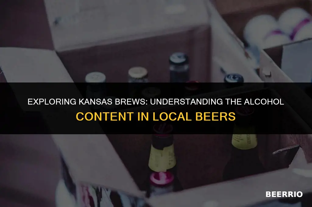what percent alcohol is beer in kansas
