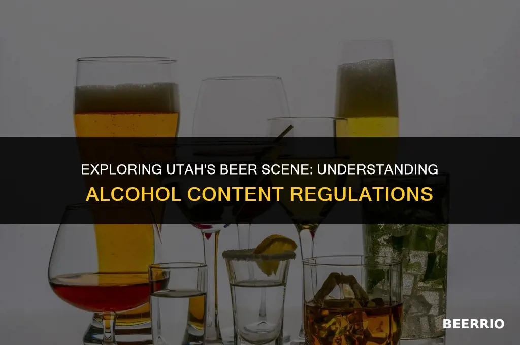 what percent alcohol is beer in utah