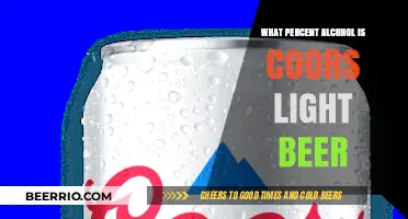 Exploring the Alcohol Content of Coors Light Beer