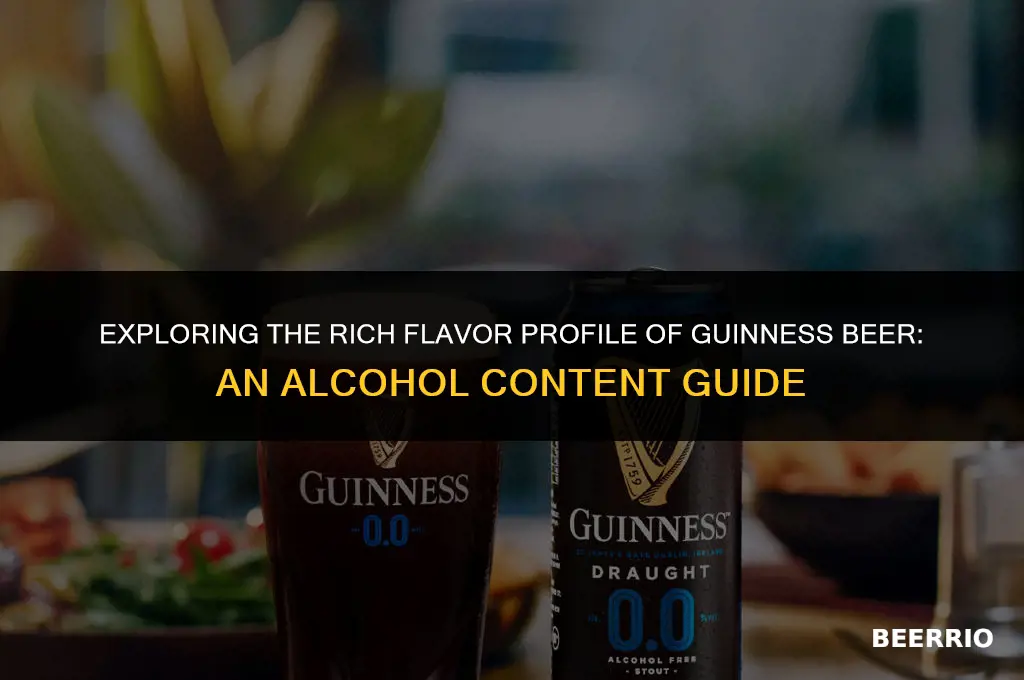 what percent alcohol is guinness beer