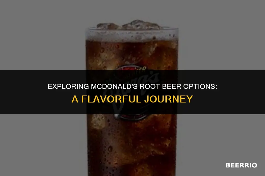 what root beer does mcdonald
