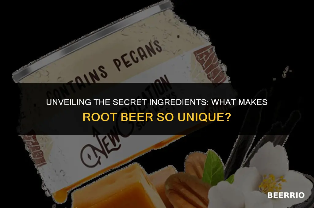 what root beer is made of