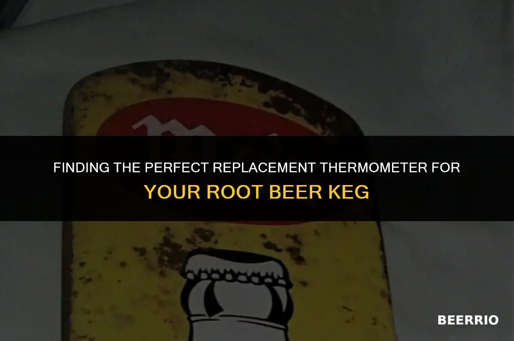 what size replacement thermometer for hires root beer