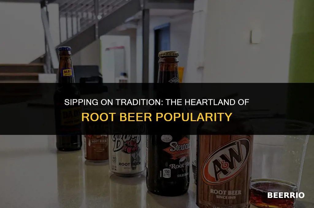 what state is root beer most popular