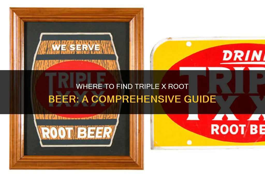 what stores carry triple x root beer