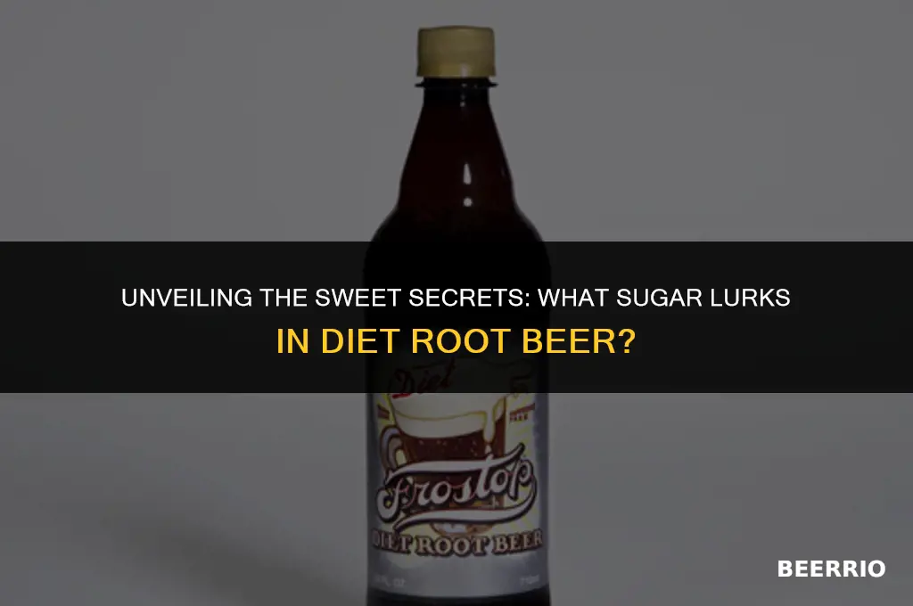 what sugar is in diet root beer