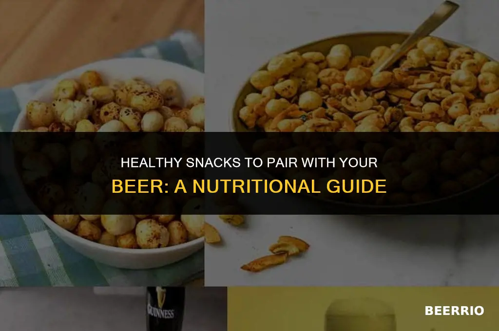 what to eat with beer for good health