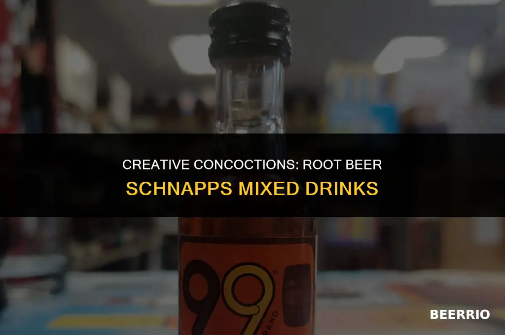what to mix with root beer schnapps