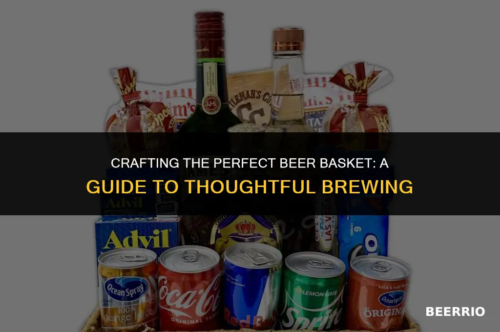 what to put in a beer basket