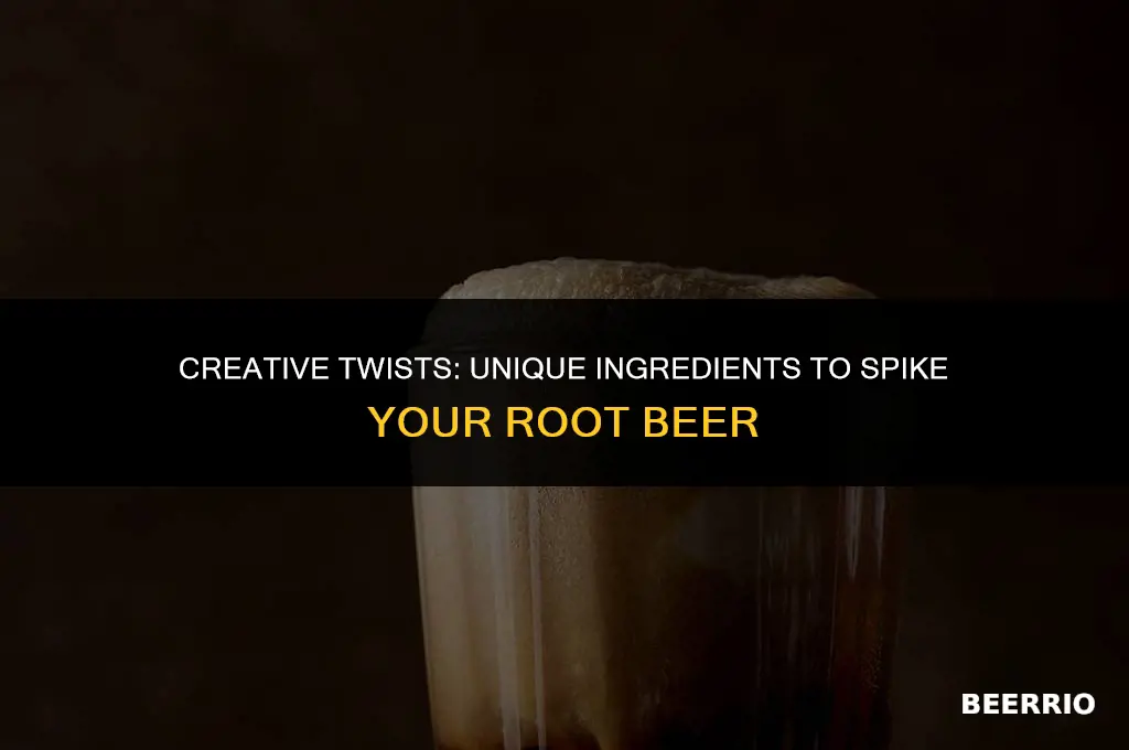 what to spike root beer with