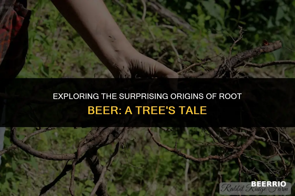 what tree is used from root beer