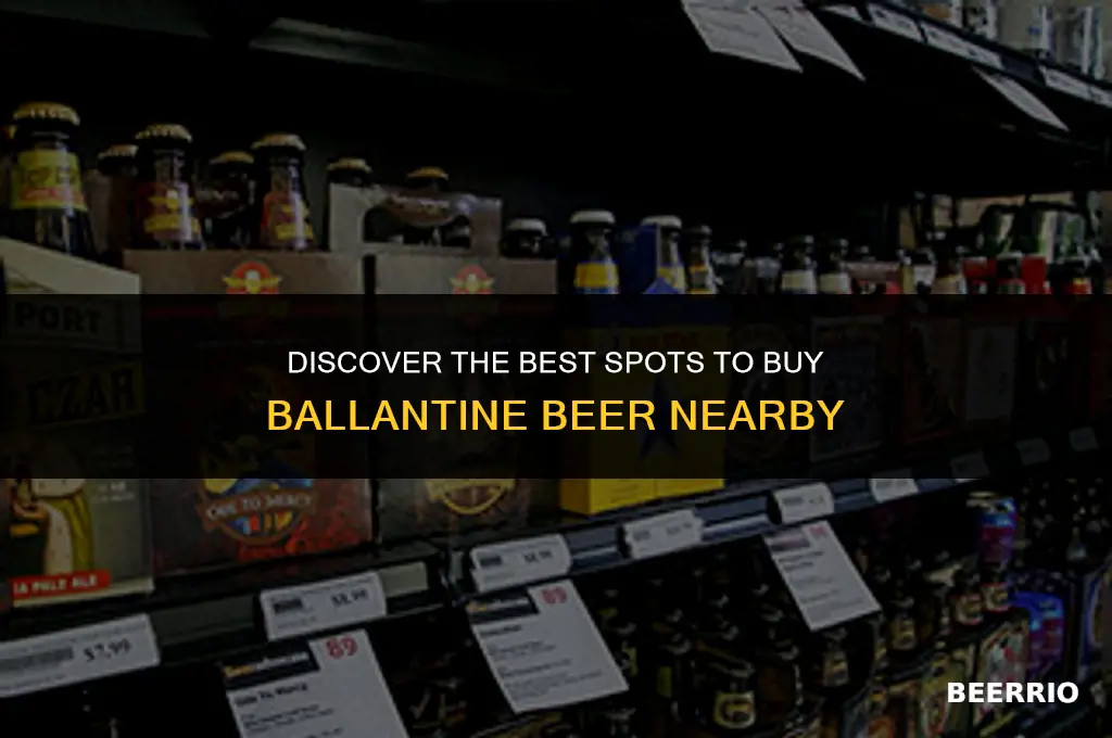 where to buy ballantine beer